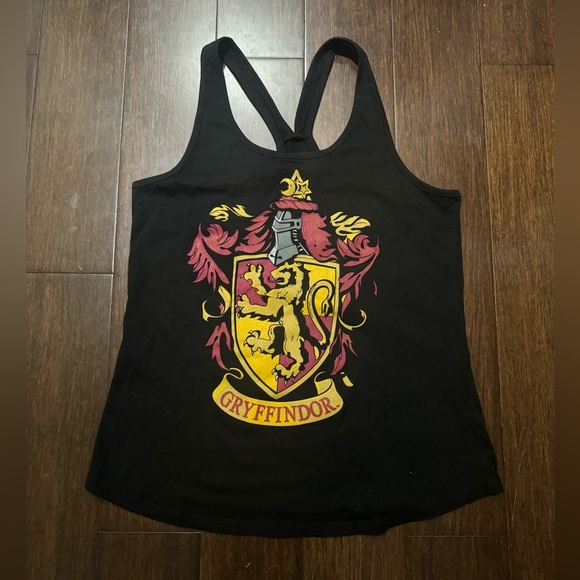 Harry Potter Black and Gold Gryffindor Tank Top - Picture 1 of 5
